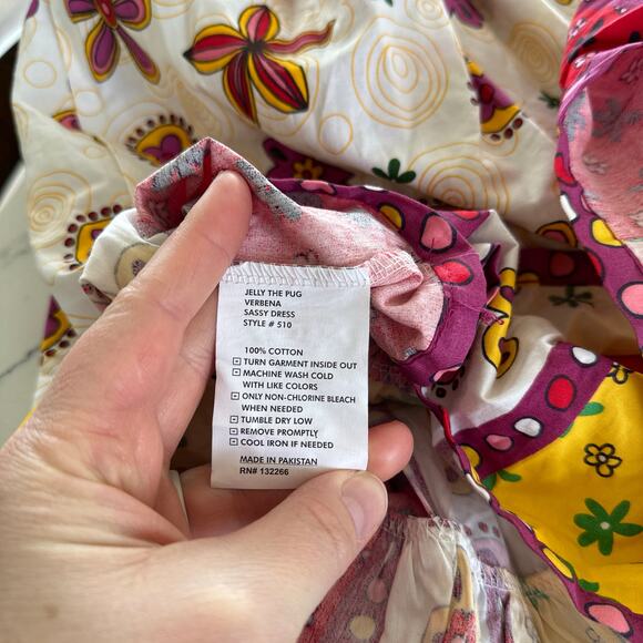jelly the pug verbena sassy dress size 6X - Picture 2 of 7